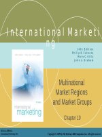Lecture International marketing (14/e) - Chapter 10
