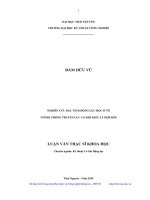 Nghiên cứu đặc tính động lực học ô tô với hệ thống truyền lực cơ khí kiểu ly hợp kép 