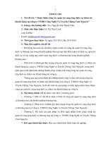 Hoàn thiện công tác quản trị cung ứng dịch vụ chăm sóc khách hàng tại công ty TNHH công nghệ và truyền thông tam nguyên 