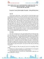 Hoạt động đào tạo và hỗ trợ khởi nghiệp đổi mới sáng tạo tại Đại học Bách Khoa - Đại học Quốc gia thành phố Hồ Chí Minh