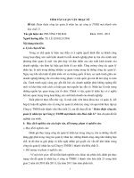 Tóm tắt luận văn Thạc sĩ: Hoàn thiện công tác quản lý nhân lực tại công ty TNHH một thành viên hóa chất 21