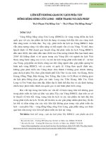 Liên kết không gian du lịch phía tây đồng bằng sông Cửu Long - Hiện trạng và giải pháp