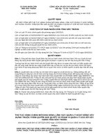 Quyết định số 1607/2019/QĐ-UBND tỉnh Sóc Trăng