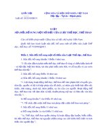 Luật số 26/2018/QH14: Luật sửa đổi, bổ sung một số điều của Luật Thể dục, thể thao số 77/2006/QH11