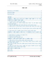 Luận văn Thạc sĩ Khoa học: Nghiên cứu sử dụng thiết bị đun nước nóng bằng năng lượng mặt trời phục vụ sinh hoạt