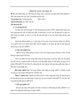 Tóm tắt luận văn Thạc sĩ: Giải pháp nâng cao chất lượng tín dụng trung và dài hạn tại ngân hàng Nông nghiệp và Phát triển nông thôn Việt Nam, chi nhánh tỉnh Phú Thọ