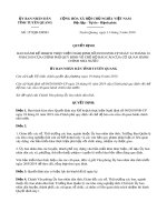 Quyết định số 157/2019/QĐ-UBND tỉnh Tuyên Quang