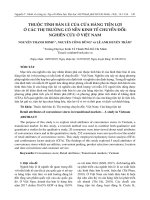 Thuộc tính bán lẻ của cửa hàng tiện lợi ở các thị trường có nền kinh tế chuyển đổi: Nghiên cứu ở Việt Nam