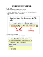 Quy trình SEO Facebook