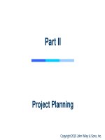 Lecture Project management: A managerial approach – Chapter 6: Project activity and risk planning