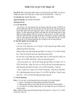 Tóm tắt luận văn Thạc sĩ: Một số giải pháp nhằm nâng cao chất lượng đội ngũ CBQL của Công ty TNHH một thành viên Thoát nước và phát triển đô thị tỉnh Bà Rịa – Vũng Tàu