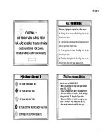 Bài giảng Kế toán tài chính: Chương 1 - ĐH Ngân Hàng TP.HCM