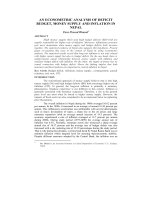 An econometric analysis of deficit budget, money supply and inflation in Nepal