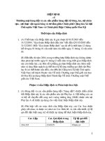 Hiệp định về thương mại hàng dệt và các sản phẩm hàng dệt từ bông, len, sợi nhân tạo, sợi thực vật ngoài bông và tơ tằm giữa Chính phủ Cộng hòa Xã hội Chủ nghĩa Việt Nam và Chính phủ Hợp