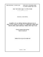 Tóm tắt Luận án tiến sĩ: Nghiên cứu sự hình thành lớp bảo vệ và khả năng chống ăn mòn của thép bền thời tiết trong điều kiện khí hậu nhiệt đới Việt Nam