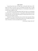 Hoàn thiện quy trình thực hiện hợp đồng nhập khẩu nguyên liệu thực phẩm của công ty cổ phần công nghệ và thực phẩm hoàng lâm 