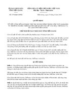 Quyết định số 2744/2019/QĐ-UBND tỉnh Tiền Giang