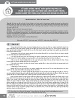 Tổ chức thông tin kế toán quản trị phục vụ phân tích và đánh giá hiệu quả kinh doanh trong doanh nghiệp xây dựng hoạt động kinh doanh đa lĩnh vực