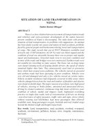 Situation of land transportation in Nepal