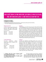 Phán quyết trọng tài phi chính thức: Quy định của pháp luật Italia, thực tiễn thi hành tại đức và một số đề xuất cho Việt Nam