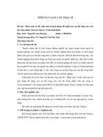 Tóm tắt luận văn Thạc sĩ: Phân tích và đề xuất một số giải pháp để nâng cao sự hài lòng của cán bộ công nhân viên tại công ty Vinacominland