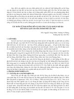 Các nhân tố ảnh hưởng đến sự hài lòng của du khách nội địa đối với du lịch văn hóa thành phố Cần Thơ