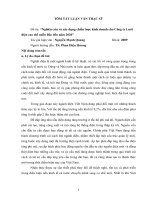 Tóm tắt luận văn Thạc sĩ: Nghiên cứu và xây dựng chiến lược kinh doanh cho Công ty Lưới điện cao thế miền Bắc đến năm 2020