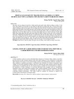 Pháp luật giải quyết tranh chấp lao động cá nhân do hòa giải viên lao động tiến hành và kiến nghị hoàn thiện