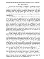 Tóm tắt luận văn Thạc sĩ: Một số giải pháp nhằm nâng cao chất lượng đấu thầu trong xây lắp ở Sở GTVT Quảng Ninh