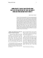 Những vấn đề lý luận và thực tiễn điều chỉnh pháp luật Việt Nam phù hợp với pháp luật quốc tế trong quá trình hội nhập kinh tế quốc tế