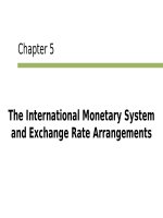 Lecture International finance: An analytical approach (3/e): Chapter 5 - Imad A. Moosa