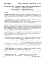 Đặc điểm dịch tễ, lâm sàng và một số kết quả cận lâm sàng của bệnh nhân sốc chấn thương vào khoa cấp cứu Bệnh viện Chợ Rẫy