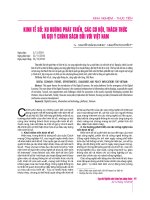 Kinh tế số: Xu hướng phát triển, các cơ hội, thách thức và gợi ý chính sách đối với Việt Nam