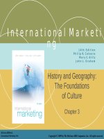 Lecture International marketing (14/e) - Chapter 3