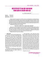 Một số vấn đề về đạo đức kinh doanh trong quản trị nguồn nhân lực