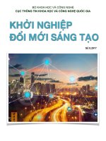 Tạp chí Khởi nghiệp đổi mới sáng tạo - Số 8/2017