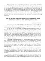 Cần Thơ Phê duyệt kế hoạch hỗ trợ phát triển hệ sinh thái khởi nghiệp đổi mới sáng tạo đến năm 2020, định hướng đến năm 2025