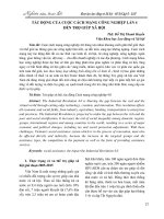 Tác động của cuộc cách mạng công nghiệp lần 4 đến trợ giúp xã hội