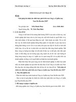 Tóm tắt luận văn Thạc sĩ: Giải pháp tài chính cho chiến lược phát triển của Công ty cổ phần may Nam Hà đến năm 2020