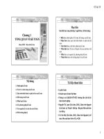 Bài giảng  Nguyên lý kế toán - Chương 1: Tổng quan về kế toán (2019)