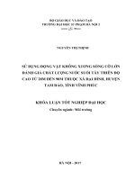 Sử dụng động vật không xương sống cỡ lớn đánh giá chất lượng nước suối tây thiên độ cao từ 28cm đến 90m thuộc xã đại đình, huyện tam đảo, tỉnh vĩnh phúc (2017) 