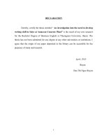 An investigation into the need to develop writing skill in sales at amaccao concrete plant 