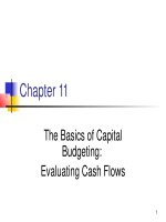 Lecture Managerial finance - Chapter 11: The basics of capital budgeting: Evaluating cash flows