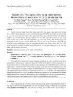Nghiên cứu ứng dụng công nghệ chân không trong trích ly dịch màu từ lá ổi để nhuộm vải lê thúy nhung, đoàn thị minh phương, đào thanh khê, tạp chí khoa học đại học thủ dầu một,số 4(43) 2019, tr 87 96