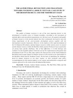 The 4.0 industrial revolution and challenges towards tourism’s labor in Vietnam: Case study in the Red river delta and the northeast coast