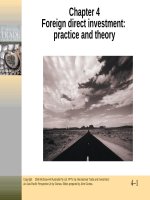 Lecture International trade and investment (2/e): Chapter 4 - John Gionea