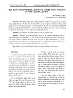 Thực trạng trách nhiệm xã hội doanh nghiệp trong công tác an toàn vệ sinh lao động