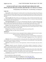 Đánh giá kết quả nâng mũi kết hợp chỉnh đầu mũi bằng silicon dẻo qua đường mổ mũi hở - kỹ thuật cá nhân