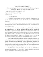 Tóm tắt luận văn Thạc sĩ: Một số giải pháp nhằm đẩy nhanh quá trình cổ phần hóa doanh nghiệp nhà nước tại Tập đoàn Bưu chính Viễn thông Việt Nam
