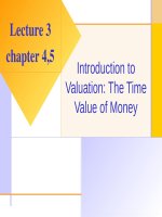 Lecture Fundamentals of corporate finance: Lecture 3 - Ross, Westerfield, Jordan